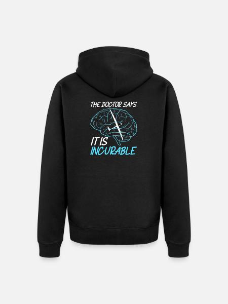 Glider Gliding Gliding Glider Flying - Unisex Premium Organic Zip Hoodie - black