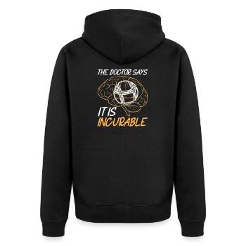 Pétanque Pétanque Pétanque Pétanque Pétanque - Veste à capuche bio Premium Unisexe - noir - Dos - Nico (187cm)