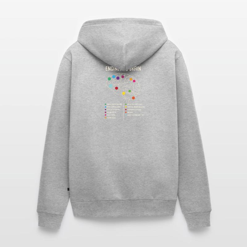 Engineering Games Process Engineer's Brain Unisex Premium Organic Zip Hoodie
