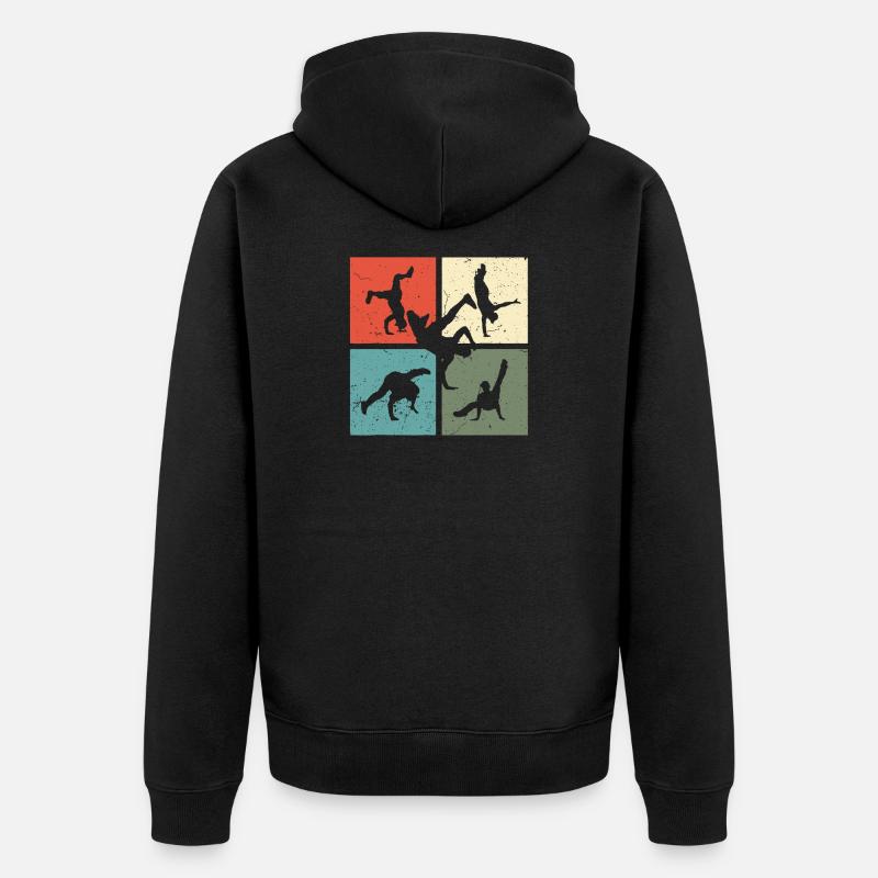 Breakdance BBoy BGirl Streetdance Breakdance - Veste à capuche bio Premium Unisexe - noir
