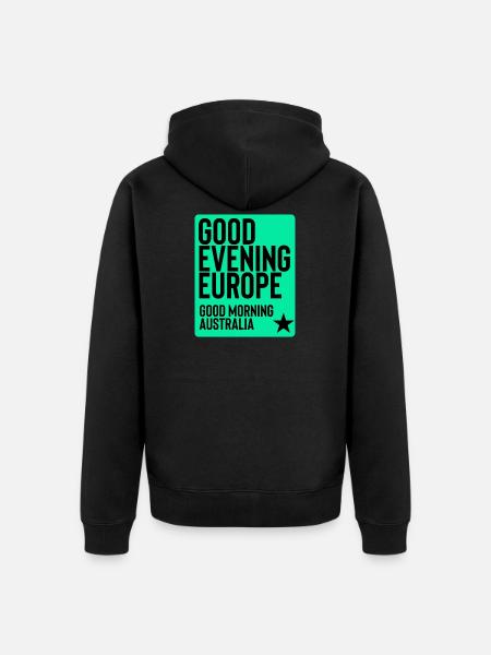 Eurovision - Veste à capuche bio Premium Unisexe - noir