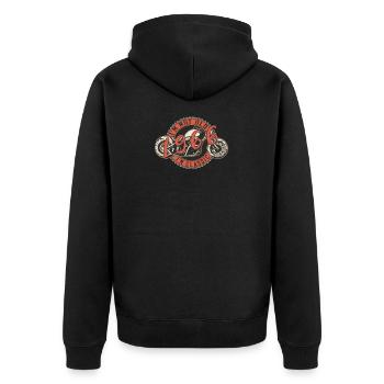 Je ne suis pas vieux, je suis classique. Légendaire depuis 1966. - Veste à capuche bio Premium Unisexe - noir - Dos - Nico (187cm)
