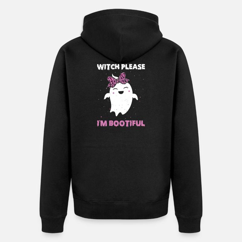 Je suis bootiful - Witch Lover - Veste à capuche bio Premium Unisexe - noir