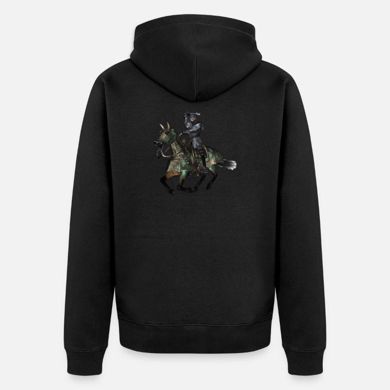 Chevalier - Veste à capuche bio Premium Unisexe - noir