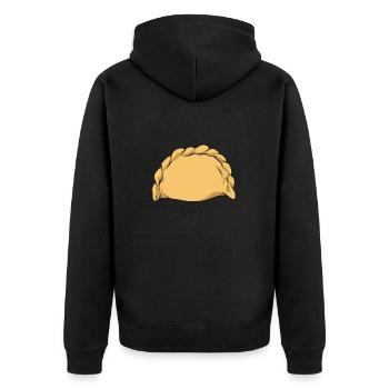 Pierogi polonais - Veste à capuche bio Premium Unisexe - noir - Dos - Nico (187cm)