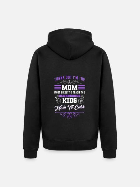 Neighbor House Inauguration - Unisex Premium Organic Zip Hoodie - black