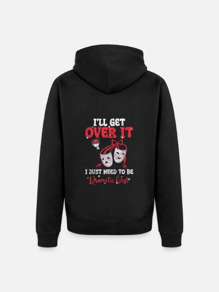 Drama Theatre Female Problems - Unisex Premium Organic Zip Hoodie - black