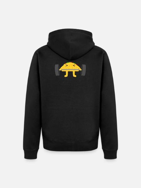 Taco - Unisex Premium Organic Zip Hoodie - black