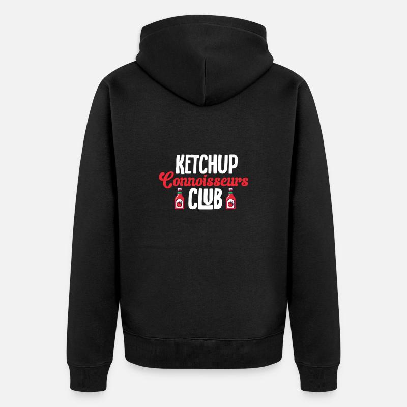 Ketchup Ketchup à la tomate - Veste à capuche bio Premium Unisexe - noir
