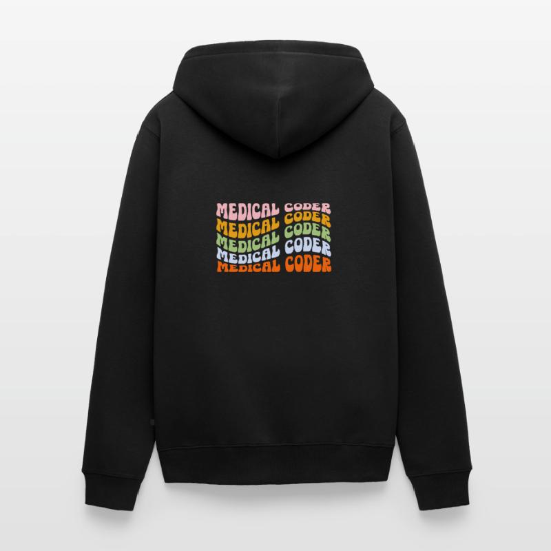 Medical Coder Coding Specialist Unisex Premium Organic Zip Hoodie