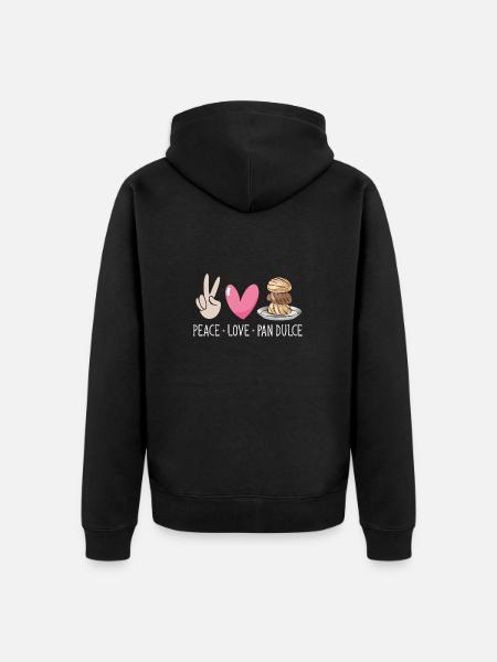 Concha Hispanic Mexikanisch Pan Dulce - Unisex Premium Bio Zip Hoodie - Schwarz