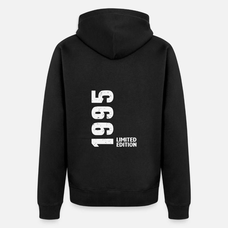 30 ans 1995 Cadeau d’anniversaire - Veste à capuche bio Premium Unisexe - noir