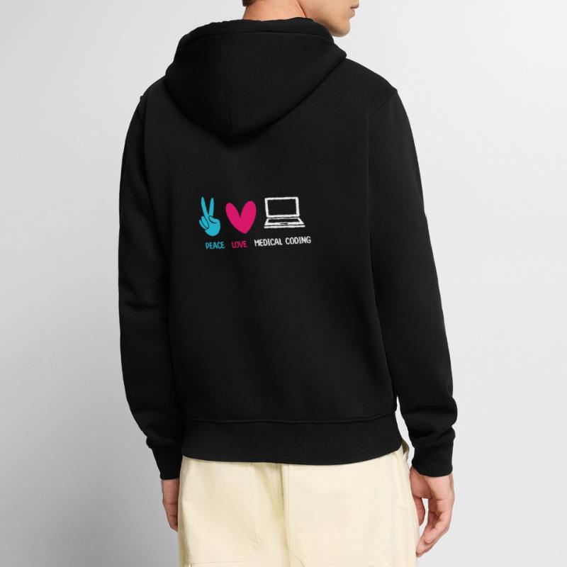 Medical Coder Coding Specialist Unisex Premium Organic Zip Hoodie