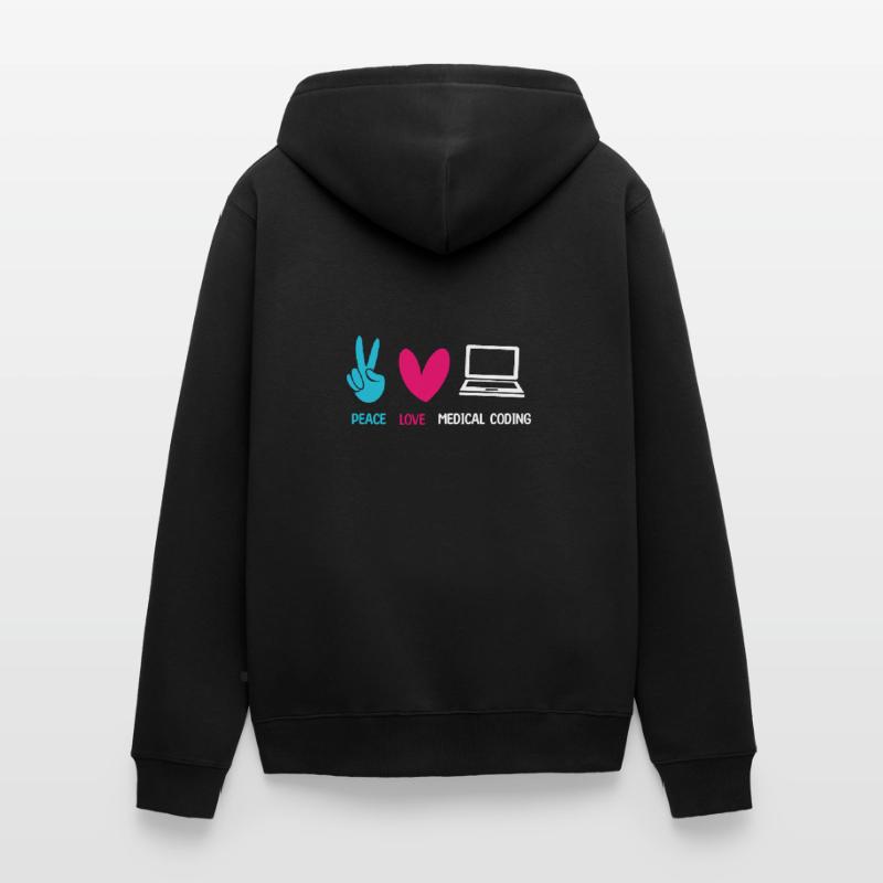 Medical Coder Coding Specialist Unisex Premium Organic Zip Hoodie