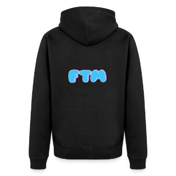 FTM - Veste à capuche bio Premium Unisexe - noir - Dos - Nico (187cm)