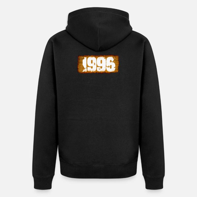 1996 - Veste à capuche bio Premium Unisexe - noir