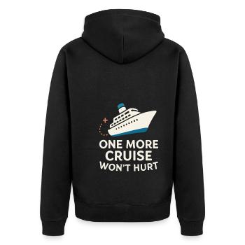 Cruise Addict Funny Cruise Loyalty Ocean - Veste à capuche bio Premium Unisexe - noir - Dos - Nico (187cm)