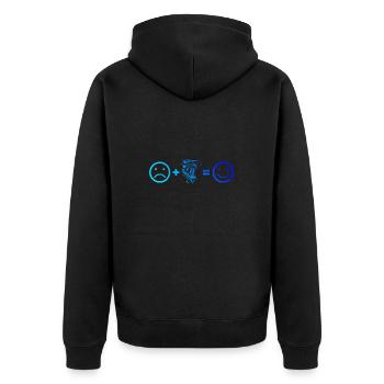 Cyclistes Hommes Cyclisme Cyclisme VTT - Veste à capuche bio Premium Unisexe - noir - Dos - Nico (187cm)
