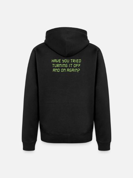 Allumer et éteindre - Veste à capuche bio Premium Unisexe - noir