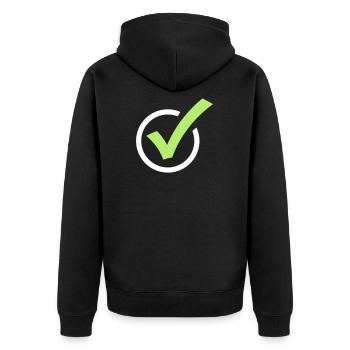 graduation graduation - Veste à capuche bio Premium Unisexe - noir - Dos - Nico (187cm)