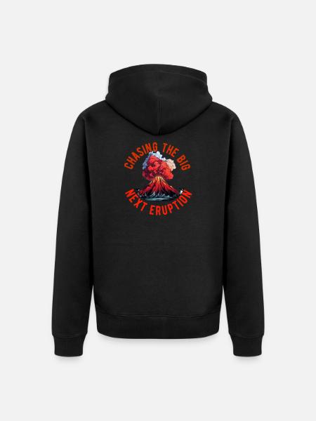 Volcanologist Volcanology Geologist Geology - Unisex Premium Organic Zip Hoodie - black