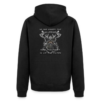 Cadeau de Valhalla Legends pour les Fans de Viking - Veste à capuche bio Premium Unisexe - noir - Dos - Nico (187cm)