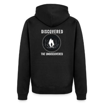 Caving Spelunking For Cave Men Women Funny - Unisex Premium Organic Zip Hoodie - black - Back - Nico (187cm)