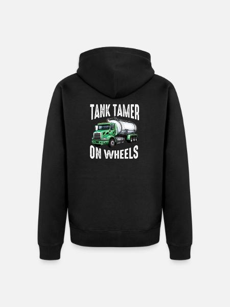 Klärgrubenpumpen-Servicer, Kanalsystem-Installateur - Unisex Premium Bio Zip Hoodie - Schwarz