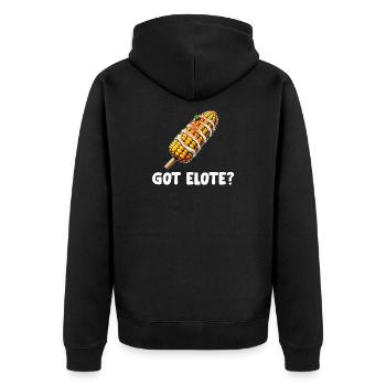 Elote Fille Femmes Elote Mexicain Maïs Nourriture Comida - Veste à capuche bio Premium Unisexe - noir - Dos - Nico (187cm)