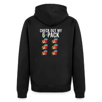 Tacos & Agua Fresca Fun Amateur de cuisine mexicaine Comida - Veste à capuche bio Premium Unisexe - noir - Dos - Nico (187cm)