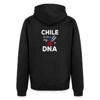 Chili Imprimer - Veste à capuche bio Premium Unisexe - noir - Dos - Nico (187cm)