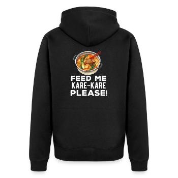 Philippines Philippines Femmes Hommes Cuisine philippine - Veste à capuche bio Premium Unisexe - noir - Dos - Nico (187cm)