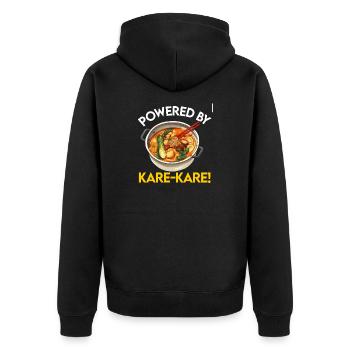 Philippines Philippines Femmes Hommes Cuisine philippine - Veste à capuche bio Premium Unisexe - noir - Dos - Nico (187cm)