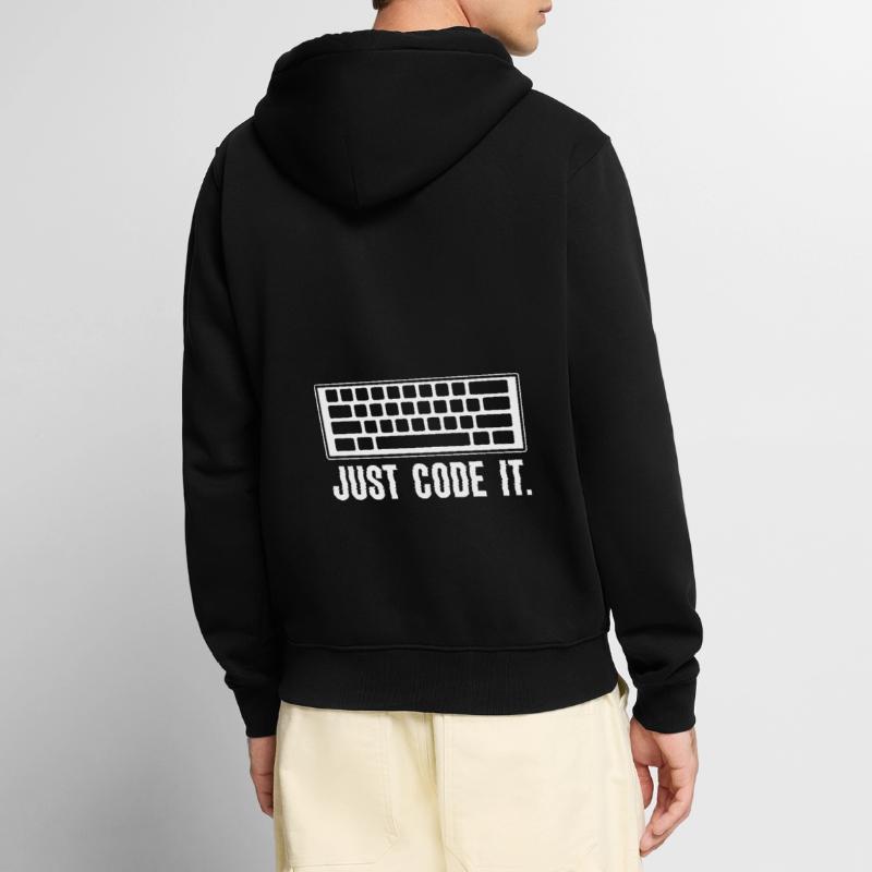 Computerprogrammierung Codierer Unisex Premium Bio Zip Hoodie