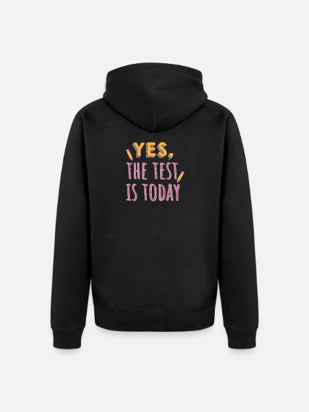 Funny Teacher Sayings Gift for Teacher - Unisex Premium Organic Zip Hoodie - black