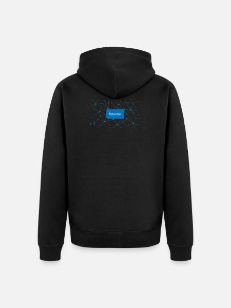 Networker - Veste à capuche bio Premium Unisexe - noir