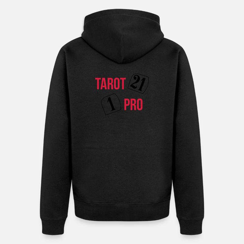 Tarot Pro - Veste à capuche bio Premium Unisexe - noir