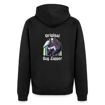 Ameisenbär fourmilier tamandua ameisenfresser - Veste à capuche bio Premium Unisexe - noir - Dos - Nico (187cm)