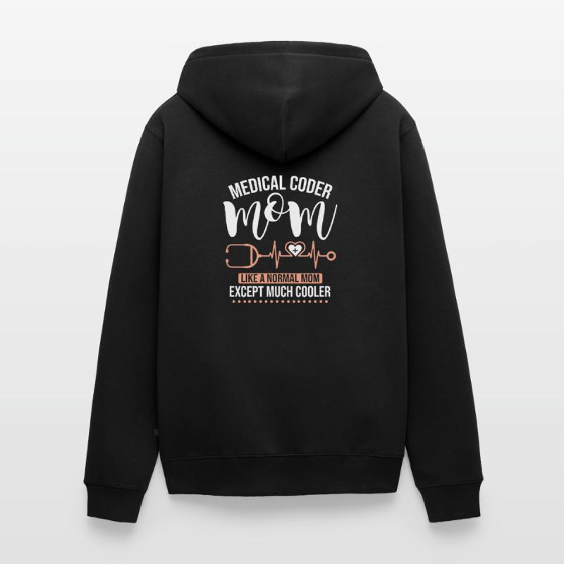 Medical Coder Coding Specialist Unisex Premium Organic Zip Hoodie