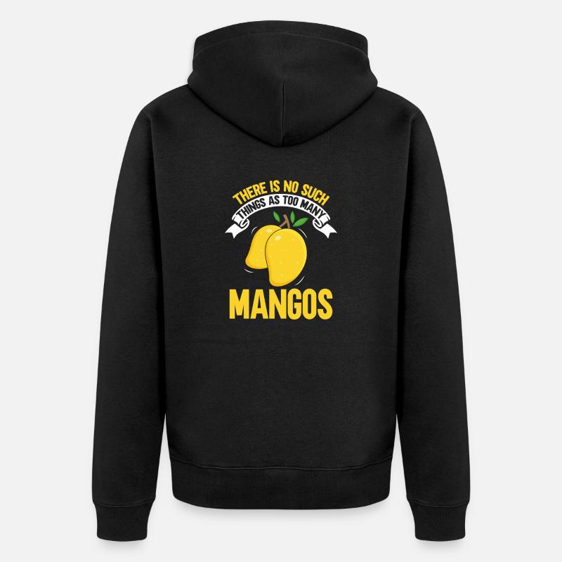 Mangue Fruit Mangue - Veste à capuche bio Premium Unisexe - noir