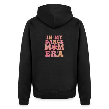 In meiner Tanz-Mutter-Ära. Lustige tanzende Mutter - Unisex Premium Bio Zip Hoodie - Schwarz - Hinten - Nico (187cm)