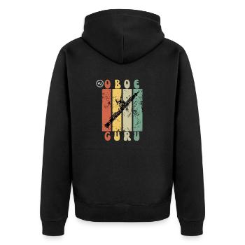 Number One Viola Tutor - Gift Idea For Viola Teach - Unisex Premium Organic Zip Hoodie - black - Back - Nico (187cm)