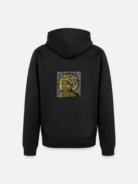 Voices of Equity - Unisex Premium Organic Zip Hoodie - black