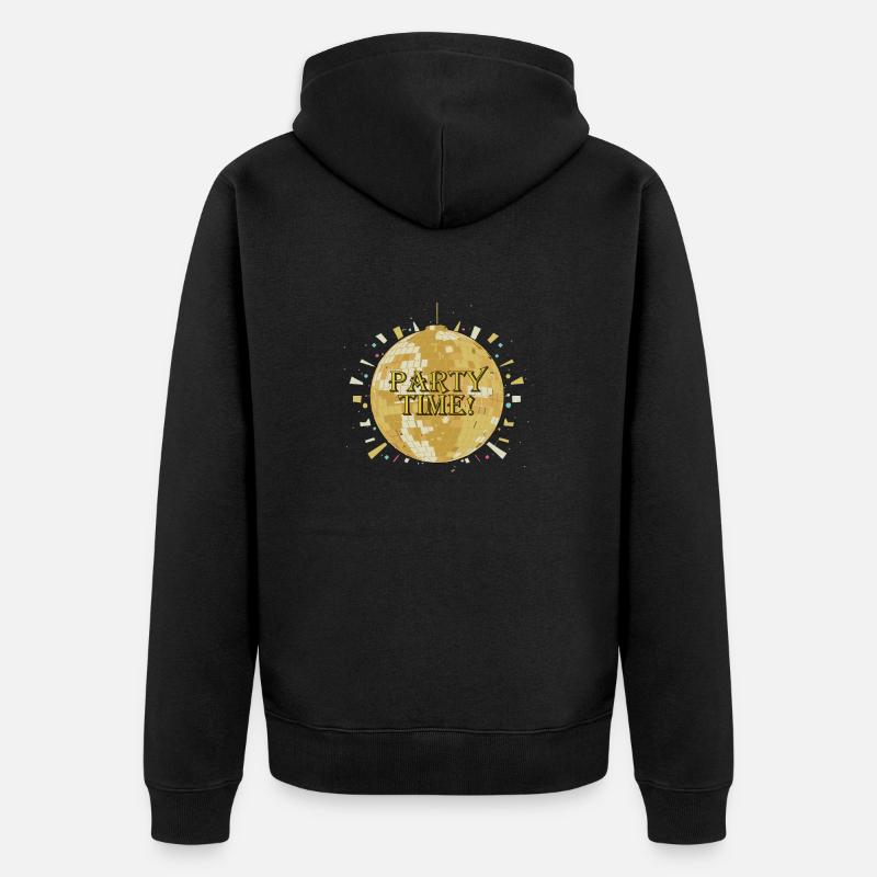 DISCOTHÈQUE - Veste à capuche bio Premium Unisexe - noir