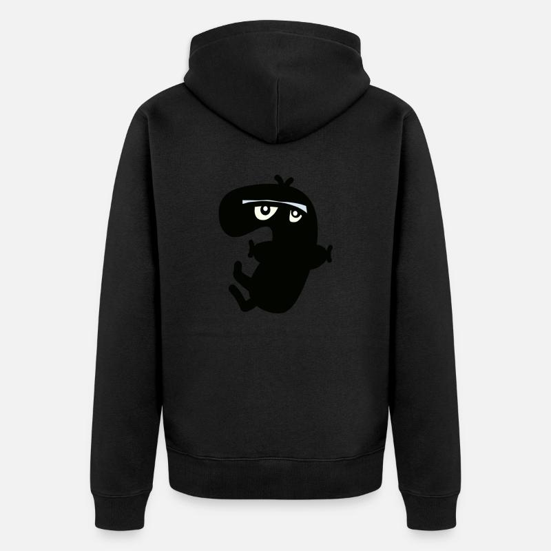 Sept - Veste à capuche bio Premium Unisexe - noir