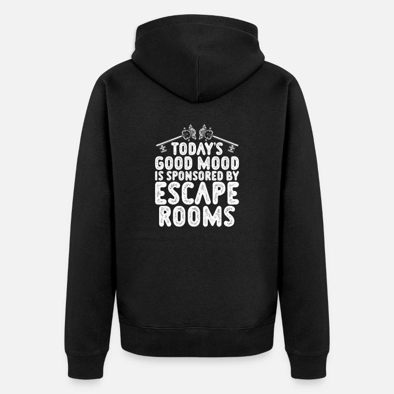 Salle d’évasion - Veste à capuche bio Premium Unisexe - noir