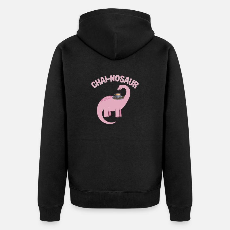 Chai Tee Masala Chai - Unisex Premium Bio Zip Hoodie - Schwarz
