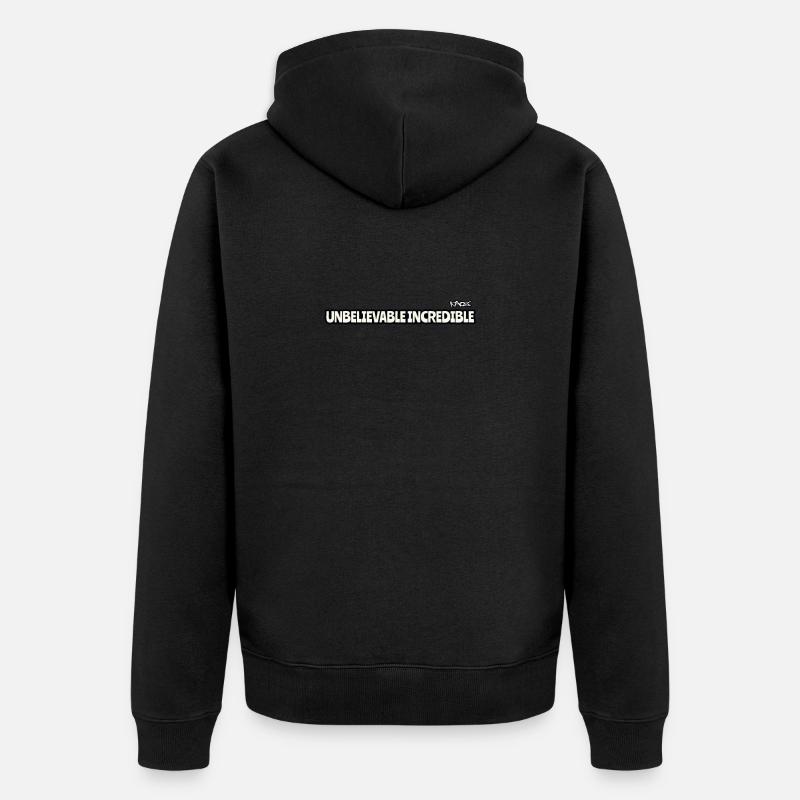 Outrageusement incroyable - Veste à capuche bio Premium Unisexe - noir