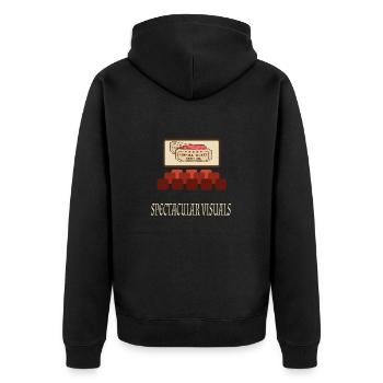 Cinéma Cinéphile Rétro Vintage Classique Cinéma TV - Veste à capuche bio Premium Unisexe - noir - Dos - Nico (187cm)