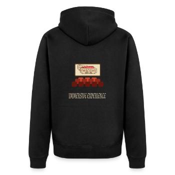 Cinéma Cinéphile Rétro Vintage Classique Cinéma TV - Veste à capuche bio Premium Unisexe - noir - Dos - Nico (187cm)